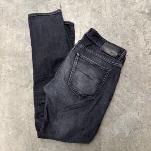 Hugo Boss Men's Slim Straight Jeans in Washed Black